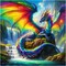 5D Dragon Diamond Painting Kit – DIY Full Drill, 12×12 Inch, Beginner-Friendly Wall Art
